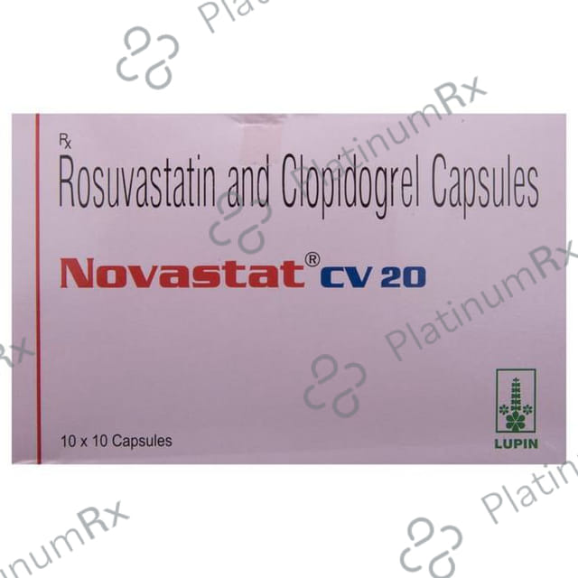 Novastat CV 20/75mg Capsule 10s