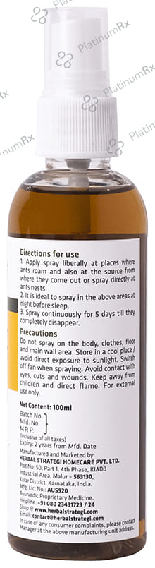 Herbal Strategi Herbal Ant Repellent Spray