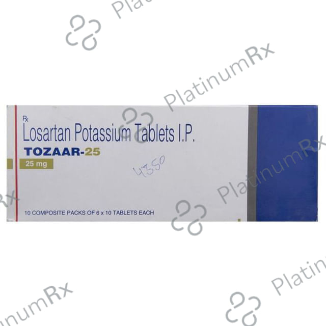 Tozaar 25mg Tablet 10s