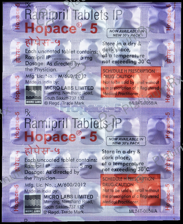Hopace 5mg Tablet 30s