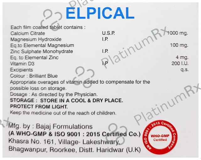 Elpical Tablet 10s