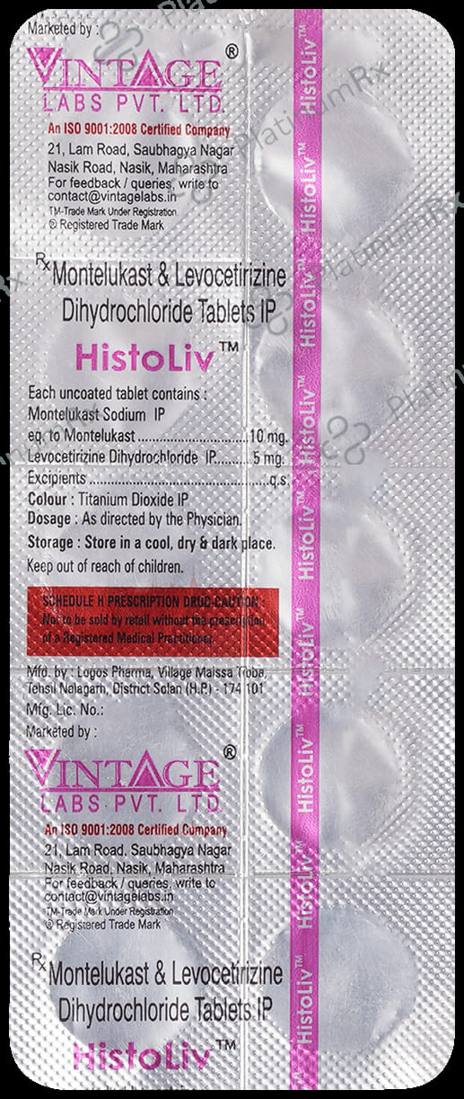 Histoliv 5mg/10mg Tablet
