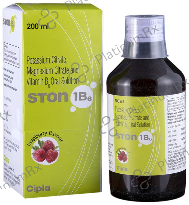 Ston 1B6 Raspberry Oral Solution 200ml