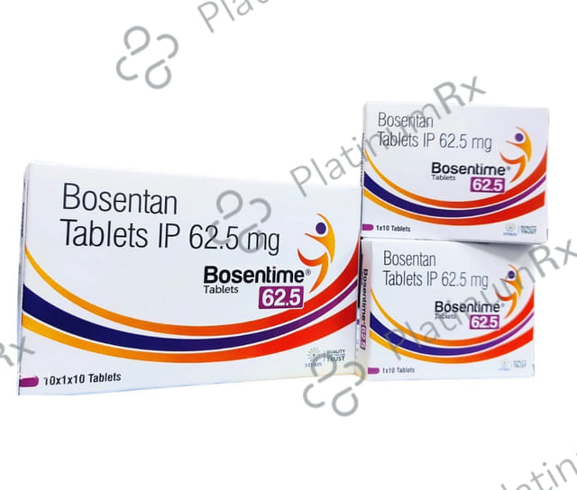 Bosentime 62.5mg Tablet 10s