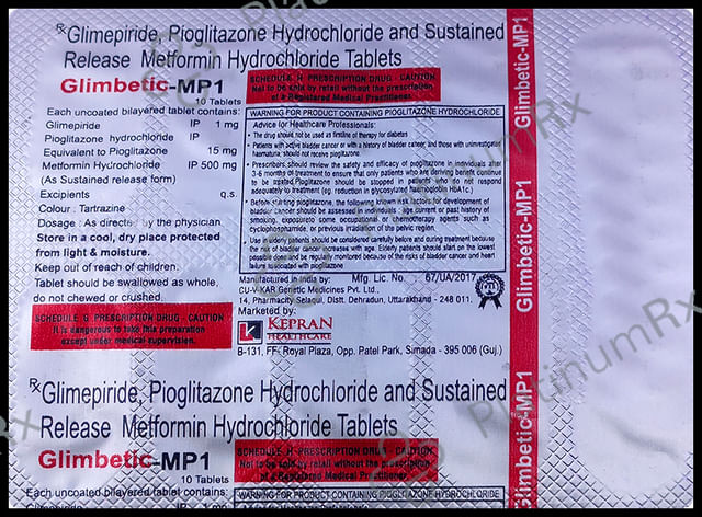 Glimbetic-MP1 Tablet SR
