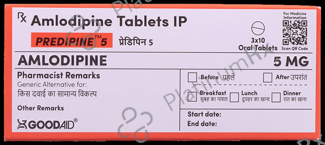 Predipine 5 Tablet