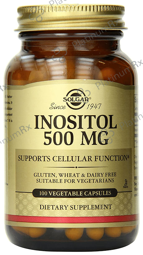 Solgar Inositol 500mg Vegetable Capsule