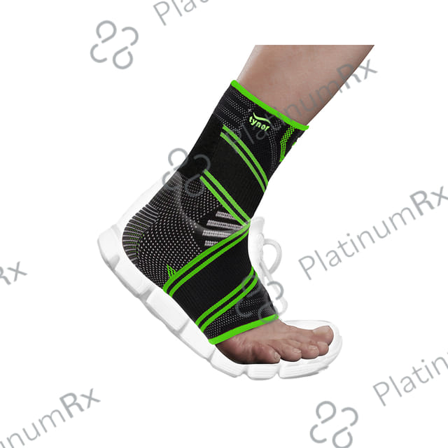 Tynor Ankle Binder Air Pro Large Black & Green
