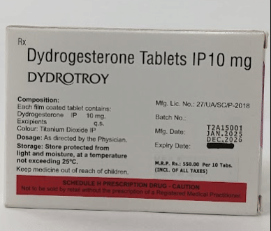 Dydrotroy 10mg Tablet 10s