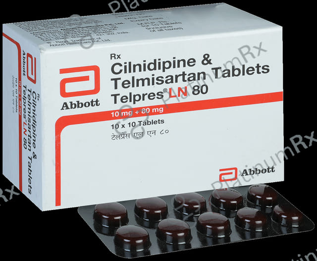 Telpres LN 80/10mg Tablet 10s
