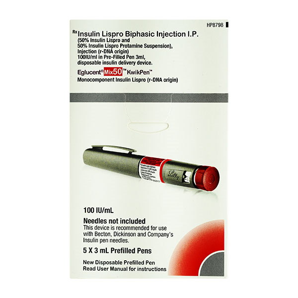 Eglucent Mix 50/50 (100 IU/ml) (1*3ml Disposable Pen)