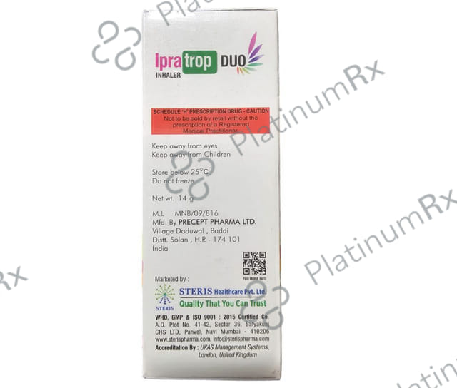 Ipratrop Duo 20/50 mcg Inhaler 200MDI