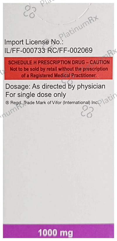 Ferinject 1000mg Injection 20ml