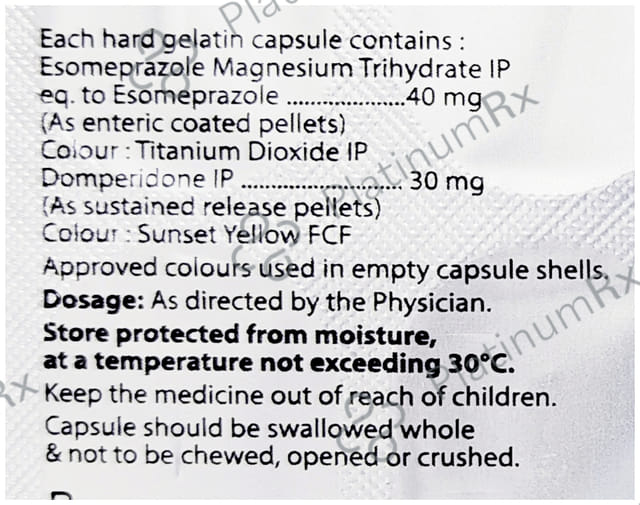 Esowok D 30/40mg Capsule 10s