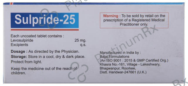 Sulpride 25 Tablet
