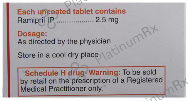 Ramipres 2.5mg Tablet 10s