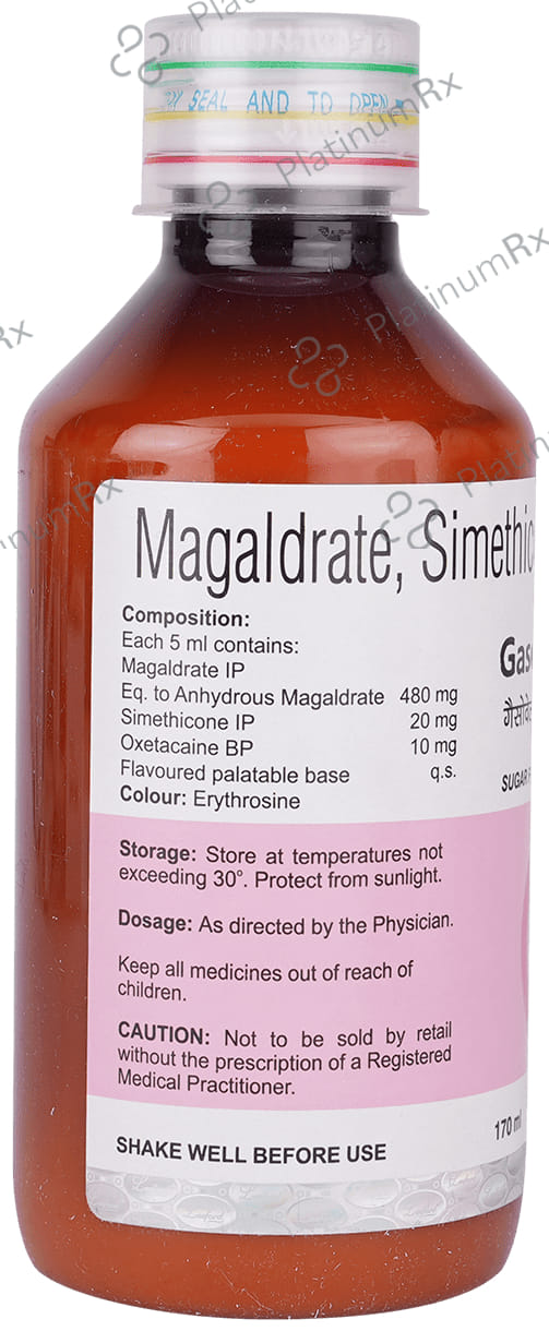 Gasowel Plus 480/20/10mg Syrup 170ml