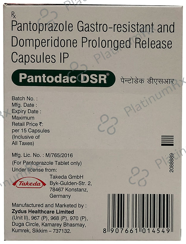 Pantodac DSR 30/40mg Capsule 15s PR