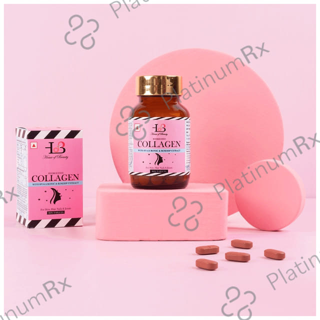 House of Beauty Hydrolyzed Collagen with Hyaluronic & Rosehip Extract Tablet
