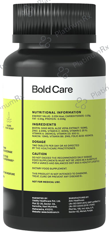 Bold Care Biotin Tablet