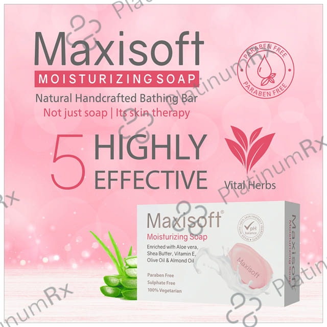 Maxisoft Moisturizing Soap (75gm Each) 6 units