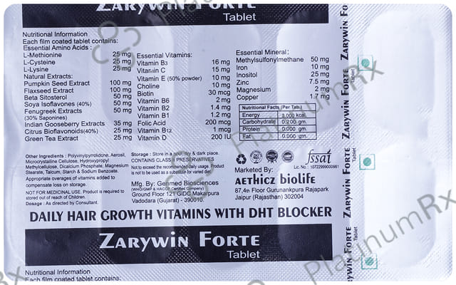 Zarywin Forte Tablet