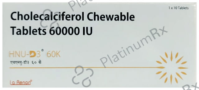 Hnu D3 60K Chewable Tablet