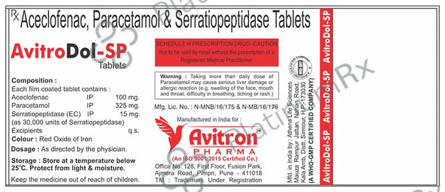 Avitrodol-SP Tablet