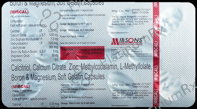 Mibcal Soft Gelatin Capsule