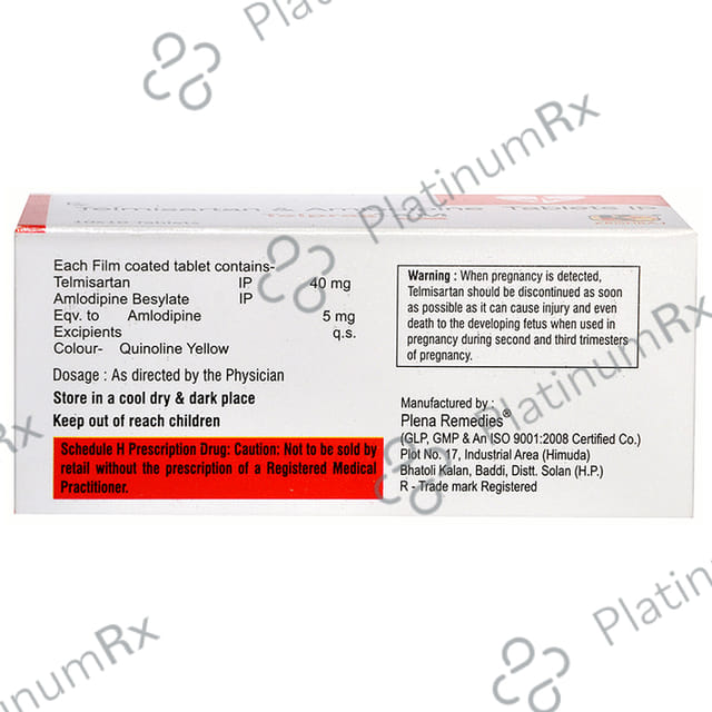 Telprag AM 40mg/5mg Tablet
