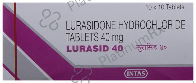 Lurasid 40mg Tablet 10s