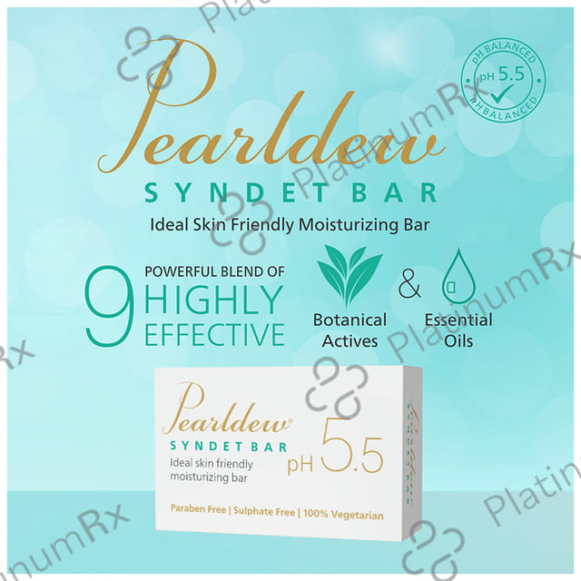 Pearldew PH 5.5 Syndet Bar 75gm