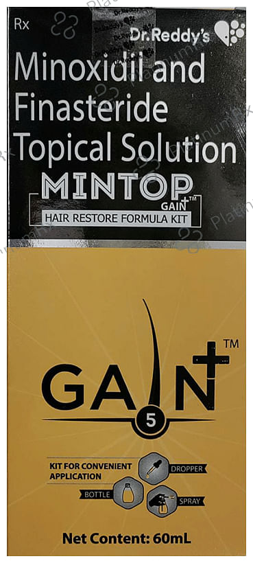 Mintop Gain 5 Plus Hair Restore Formula Kit Solution 60ml