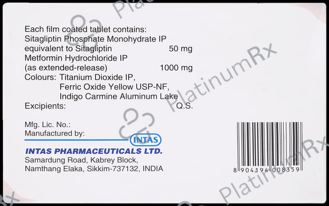 Ignalis M 50/1000mg Tablet ER 10s