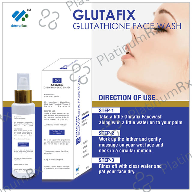 Dermafix Glutafix Glutathione Face Wash