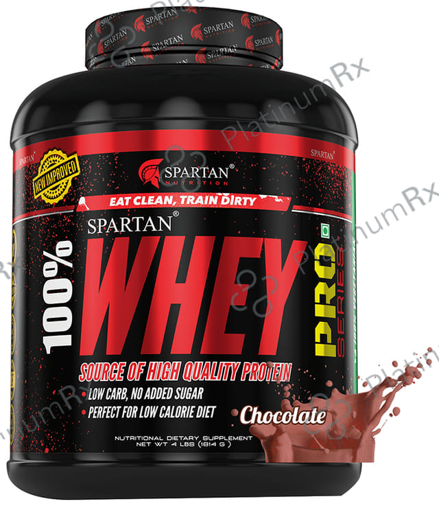 Spartan Nutrition 100% Whey Protein Pro Powder Chocolate 1814 gm