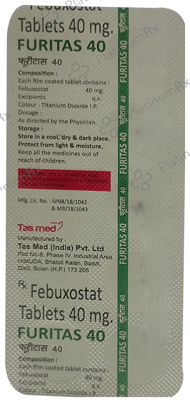 Furitas 40mg Tablet 10s