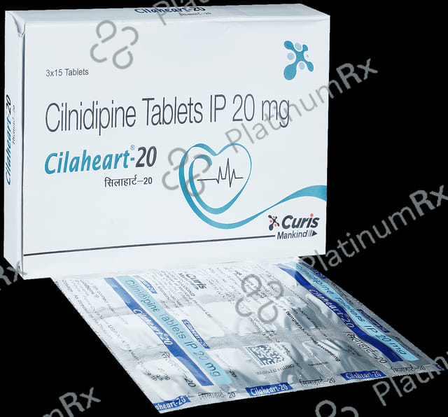 Cilaheart 20mg Tablet 15s