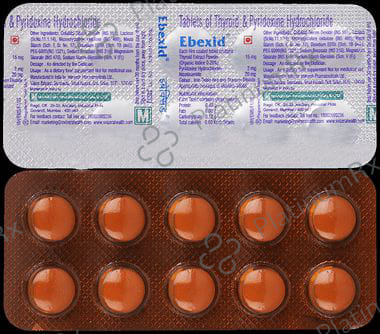 Ebexid 20mg/15mg/2mg Tablet 10s