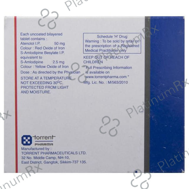 Esam AT 2.5/50mg Tablet 10s