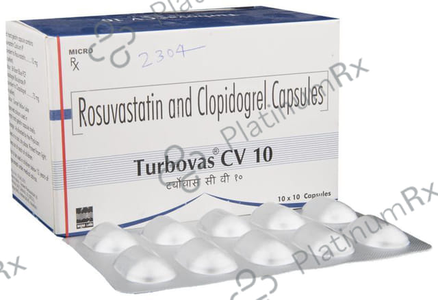 Turbovas CV 10/75mg Capsule 10s