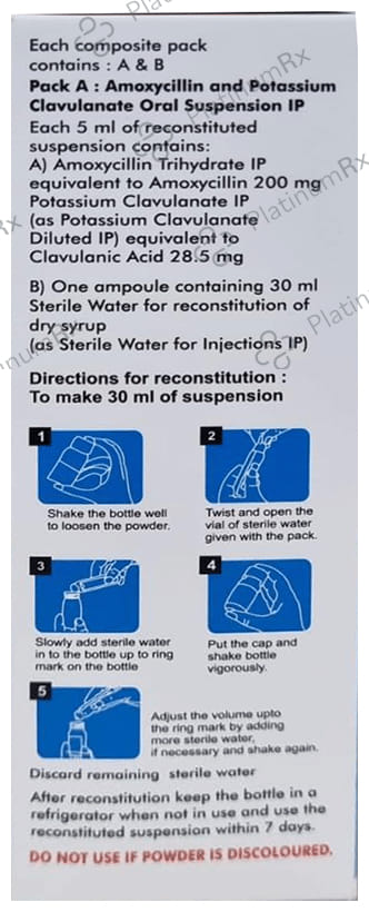 Bactoclav 200/28.5mg Dry Syrup 30ml