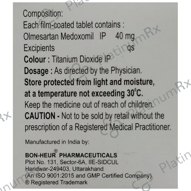 Olmecaid 40 Tablet