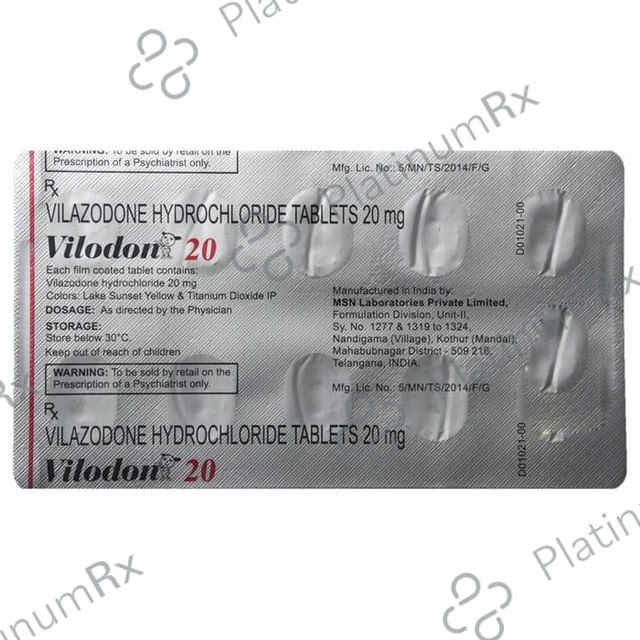 Vilodon 20mg Tablet 10s