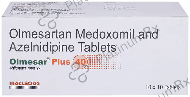 Olmesar Plus 40/8mg Tablet 10s