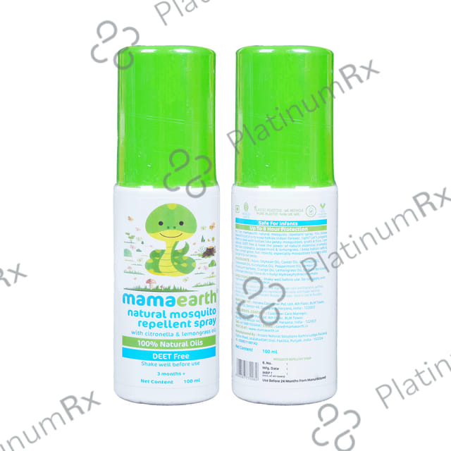 Mamaearth Natural Mosquito Repellent 3 Months Plus Liquid 100ml