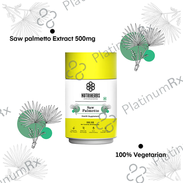 Nutriherbs Saw Palmetto 500mg Capsule