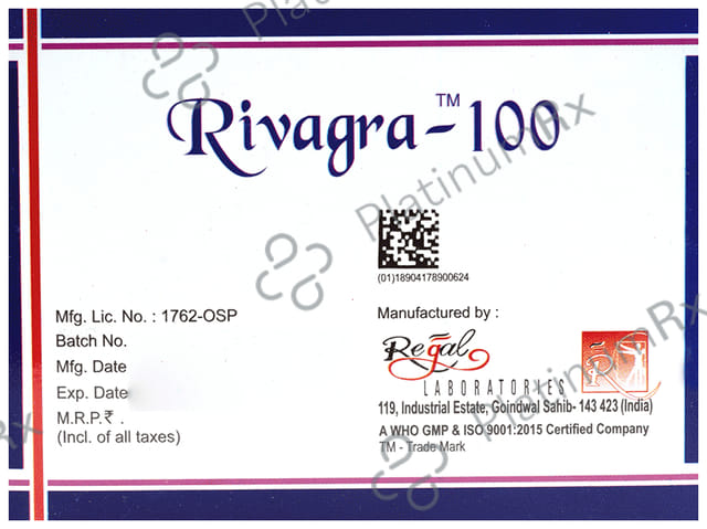 Rivegra 100mg Tablet 4s