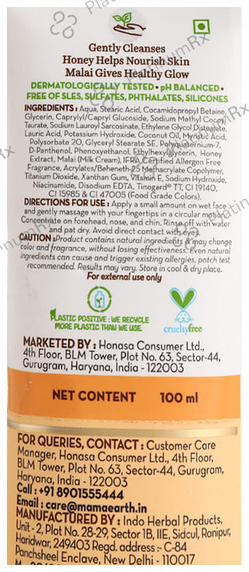 Mamaearth Honey Malai Face Wash
