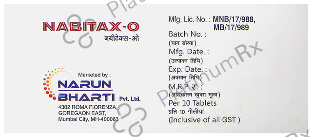 Nabitax O Tablet DT 10s